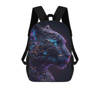 sinyumoney Galaxy Panther Animal Rucksack Lightweight Casual Daypack School Backpacks for Campus Outdoor Travel Sports 17inch