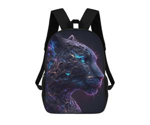 sinyumoney Galaxy Panther Animal Rucksack Lightweight Casual Daypack School Backpacks for Campus Outdoor Travel Sports 17inch