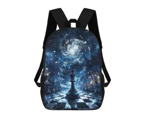 sinyumoney Galaxy Universe Chess Backpack School Daypacks Business Backpack Water Resistant Bookbag for Teenage Girls Boys Women Men 17inch