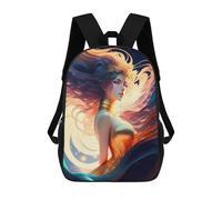 sinyumoney Game And Fantasy Wizard Backpack School Bag School Secondary High School College Backpack Travel for Teenage Girls Boys Women Men 17inch