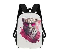 sinyumoney Gangster Jaguar Funny Backpack School Bag Rucksack for Girls Boys Backpacks Large Capacity Kids Back Pack Lightweight School Bags for Children Students 17inch