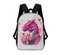 sinyumoney Gangster Style Dragon Rucksack Lightweight Casual Daypack School Backpacks for Campus Outdoor Travel Sports 17inch