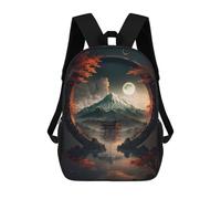 sinyumoney Gate Over The Water Backpack Kids School Backpack School Bag 3D Printed Fashion School Bag for Boys Elementary And Middle School Student 17inch