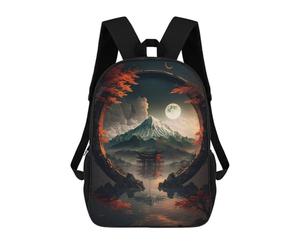 sinyumoney Gate Over The Water Backpack School Lightweight Schoolbag Dayback Bookbag College for Men/Women 17inch