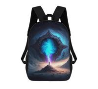 sinyumoney Gate to Another World Backpack School Lightweight Airport College Students Back Pack for Girl, Teen Girls 17inch