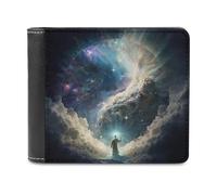 sinyumoney Gate to The Celestial Realm 3D Print Clutch Purse Credit Card Slots Banknote Compartments Slim Elegant Wallets for Boys Girls 11.7cm*9.5cm