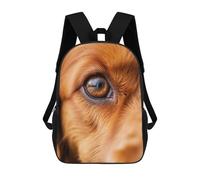 sinyumoney Gaze of Loyalty School Backpack 3D Printed School Bags Boys Girls Laptop Backpack for Kids/Students/Adults 17inch