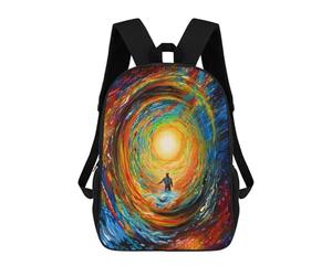 sinyumoney Gazing Into The Infinite Backpack School Bag Rucksack Casual Daypacks School Work Travel Bag for Men, Women & Teenage Boys 17inch