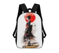 sinyumoney Geisha Japan Art Backpack School Lightweight Schoolbag Dayback Bookbag College for Men/Women 17inch