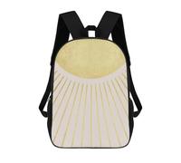 sinyumoney Geometric Lines XIII Rucksack Lightweight Airport College Students Back Pack for Girls Boys Teenage 17inch