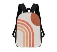 sinyumoney Geometric Modern Art 6 Backpack School Bag Backpack For Girls Boys Backpacks Large Capacity Kids Backpack Lightweight School Bags For Kids Students 17inch