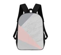 sinyumoney Geometric Planes I School Bag Backpack Teen Schoolbag 3D Printing Adjustable Schoolbag Fashion Pocket Bag for Kids Boys Girls Students And Teenagers Fans 17inch