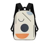 sinyumoney Geometric Shapes 04 School Backpack Water Resistant Travel Backpack Computer Bag - Perfect for Travel, Work And Daily Use 17inch