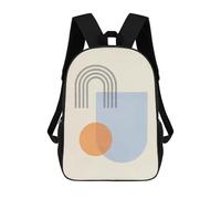 sinyumoney Geometric Shapes 05 Backpack School High Secondary School Bags Casual Backpack for Teenage Girls Boys Women Men 17inch