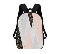 sinyumoney Geometric Shapes XI Backpack School Bag Daypacks Business Backpack Water Resistant Bookbag for Men/Women 17inch