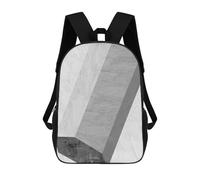 sinyumoney Geometric Solid Rucksack Computer Rucksack for School/Work/Travel for Teenage Girls Boys Women Men 17inch