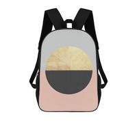 sinyumoney Geometric Textures 05 Casual Daypack Backpacks School Bag for Girls Boys High College Teens Knapsack Men Women Travel Laptop Rucksack College Bookbag 17inch