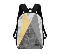 sinyumoney Geometric Textures V Backpack School Bag School Secondary High School College Backpack Travel for Teenage Girls Boys Women Men 17inch