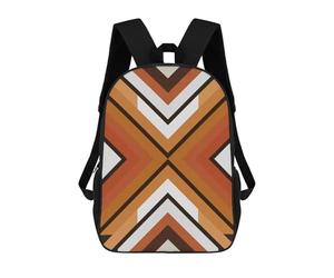 sinyumoney Geometric Traces 2 School Bag Bookbag 3D Printed Children's Backpacks for Kids Boy Girl Book Bags Kids School Bag Travel Rucksacks 17inch