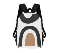 sinyumoney Geometric Traits 11 Kids Backpack Girls 3D School Bags, Children's Rucksack Toddler Schoolbag,Casual Daypacks Fashion Bookbag Bag 17inch