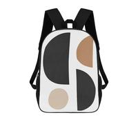sinyumoney Geometric Traits 9 Backpack School Lightweight Schoolbag Dayback Bookbag College for Men, Women & Teenage Boys 17inch