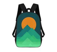 sinyumoney Geometries X Rucksack Lightweight Casual Daypack School Backpacks- Perfect for Travel, Work And Daily Use 17inch