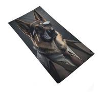sinyumoney German Shepherd Mafia Boss Basics Towel Set Absorbent Gentle on The Skin Towel for Travel Camping Beach 35x73cm