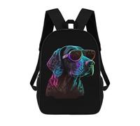 sinyumoney German Shorthaired Pointer School Bag 3D Printed 17inch Backpacks Fashion Kids School Backpack Rucksacks for Boys Elementary And Middle School Students