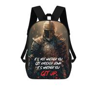 sinyumoney Get Up Soldier School Bags Water Resistant Travel Backpack Computer Bag for School/Work/Travel 17inch