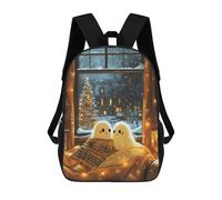 sinyumoney Ghost Couple on Christmas Backpack School Travel College Rucksack Backpacks for Men, Women & Teenage Boys 17inch