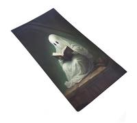 sinyumoney Ghost Reading Book-3 Basics Towel Set for Smooth Skin Quick Drying Durable Towel Beach & Swimming Pool 35x73cm