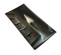 sinyumoney Ghost Reading Book in Library Bathroom Towels for Smooth Skin Quick Drying Durable Towel Gentle for Sensitive Skin 35x73cm