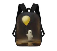 sinyumoney Ghost with Balloon in Dark Cave Backpack School Lightweight Airport College Students Back Pack for Girl, Teen Girls 17inch