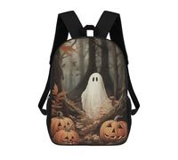 sinyumoney Ghostly Halloween Forest School Bags School Secondary High School College Backpack Travel for Men, Women & Teenage Boys 17inch