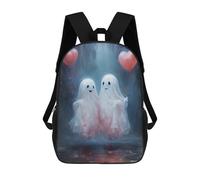 sinyumoney Ghostly Love Balloons Backpack School Water Resistant Travel Backpack Computer Bag - Perfect for Travel, Work And Daily Use 17inch
