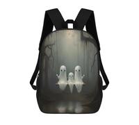 sinyumoney Ghostly Swing in Forest School Backpack Business Durable Laptop Bag for Camping Outdoor Adventures And Daily Travel 17inch