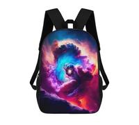 sinyumoney Giant Star Children's Backpacks School Backpack 3D Printed for Kids Travel Rucksacks Book Bags Kids 17inch School Bag