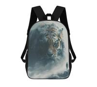 sinyumoney Giant Tiger in Snowy Landscape Kids Backpack, Backpack School Bag, Backpacks Kids School 3D Printed School Bags for Elementary And Middle School Students Teens Birthday Gift 17inch