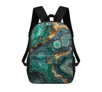 sinyumoney Gilded Agate Collage Children’s Backpack Girls Boys, 17 Inch Rucksack Bag, Daypack, Primary School, Perfect for Back to Kids
