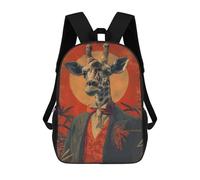 sinyumoney Giraffe Animal Art School Backpack Work Laptop Backpack Rucksack Bag for Camping Outdoor Adventures And Daily Travel 17inch
