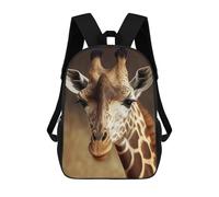 sinyumoney Giraffe Animal Nature School Backpack Large Water Resistant Laptop Backpack for Boys/Girls/Teenagers 17inch