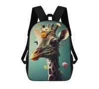 sinyumoney Giraffe Art Backpack School Business Durable Laptop Bag for Camping Outdoor Adventures And Daily Travel 17inch