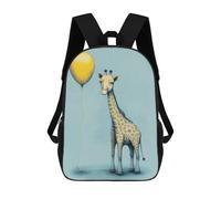 sinyumoney Giraffe Balloon Backpack School Bag Rucksack Casual Daypacks School Work Travel Bag for Girl, Teen Girls 17inch