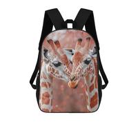 sinyumoney Giraffe Pair Portrait Backpack School Bag Business Laptop Rucksack Bag Unisex Casual Daypack for Men/Women 17inch