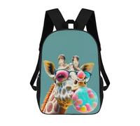 sinyumoney Giraffe Portrait Backpack School Large Water Resistant Laptop Backpack for Teenage Girls Boys Women Men 17inch