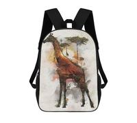 sinyumoney Giraffe Surreal Backpack School Bag Business Laptop Rucksack Bag Unisex Casual Daypack for Men/Women 17inch