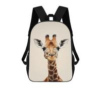 sinyumoney Giraffe With A Cute Smirk Rucksack Lightweight Airport College Students Back Pack for Girls Boys Teenage 17inch