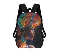 sinyumoney Glitter Diva Backpack School Bag Water Resistant School Bag Business Backpack - Perfect for Travel, Work And Daily Use 17inch