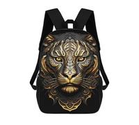 sinyumoney Glory Tiger Art Deco Backpack School Bag School Secondary High School College Backpack Travel for Girls Boys Teenage 17inch