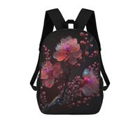 sinyumoney Glowing Cherry Blossom Branches School Bags School Secondary High School College Backpack Travel for Men, Women & Teenage Boys 17inch